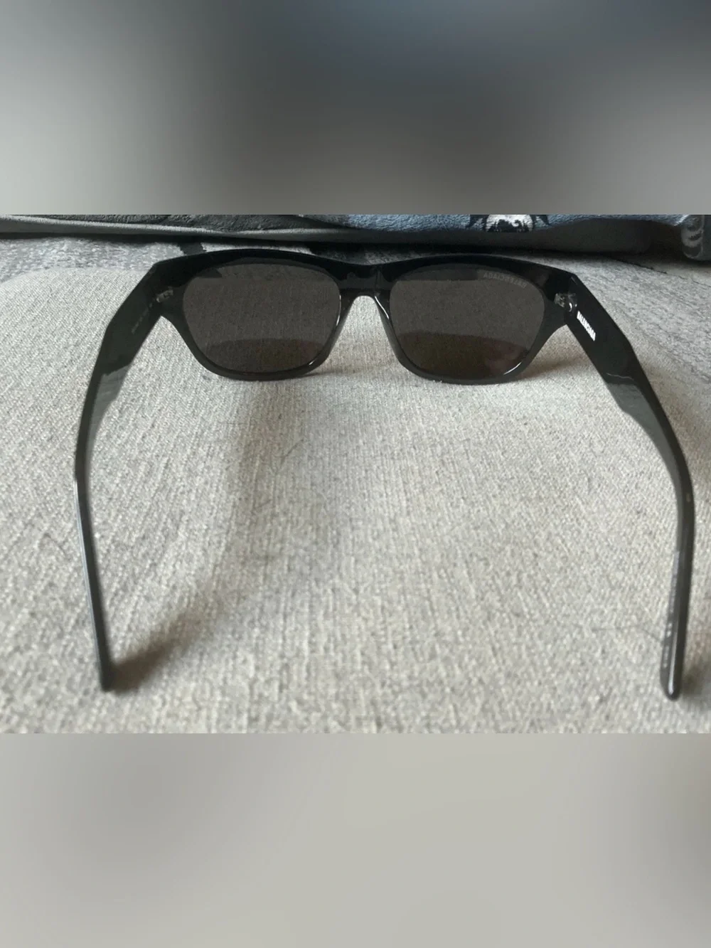 Balenciaga Black Men’s BB0164S Rectangular Sunglasses